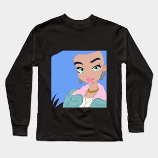 Babyariel cartoon t-shirt Long Sleeve T-Shirt